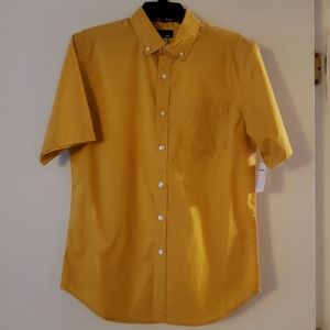 NWT Yellow Button Down Shirt